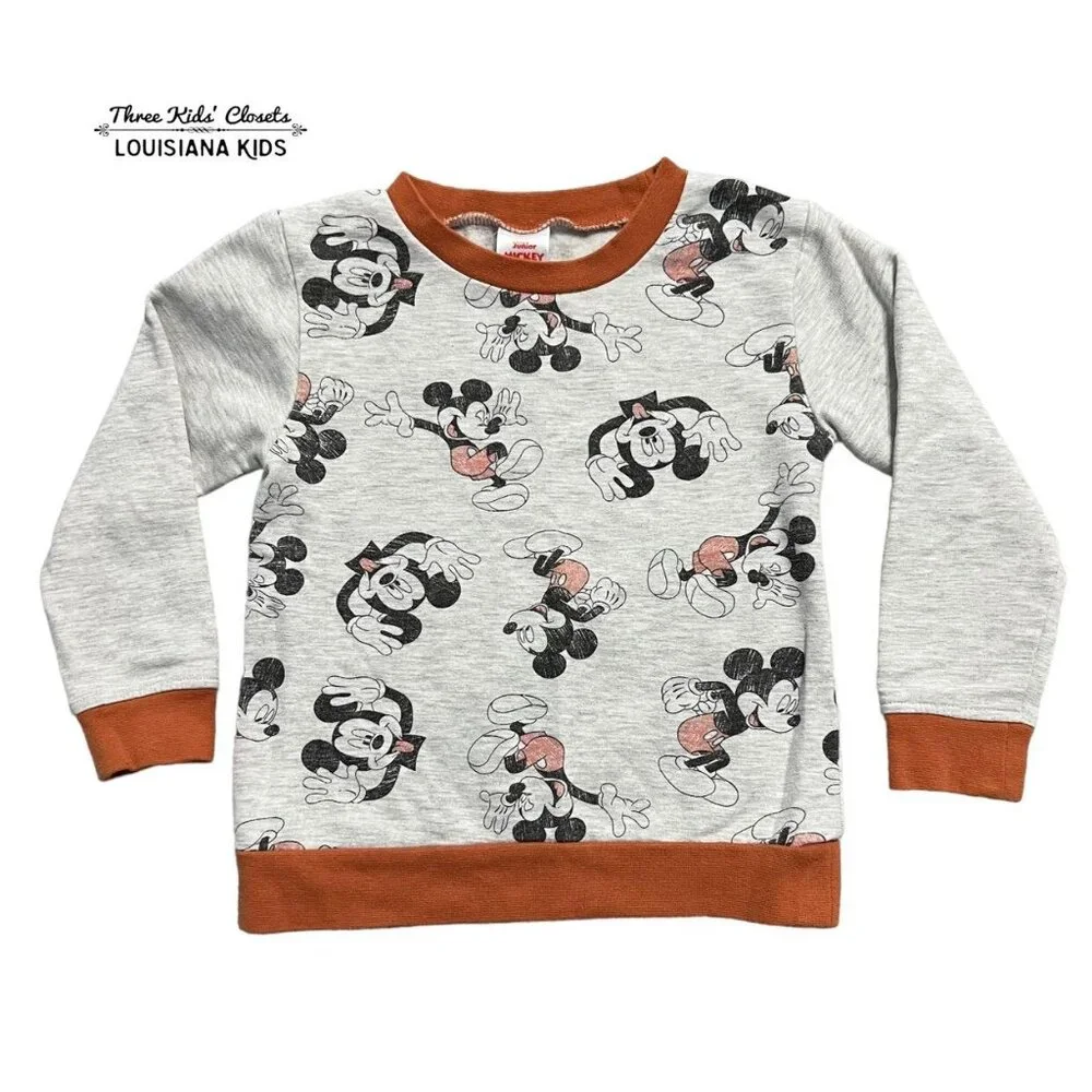 Disney Junior 4T Mickey Mouse Pullover Sweatshirt